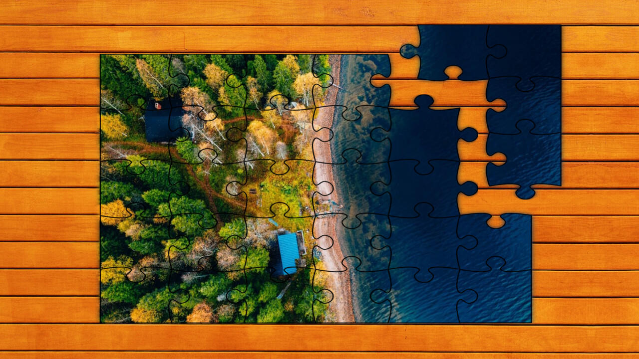 Aerial Nature Jigsaw Puzzles Game Screenshot
