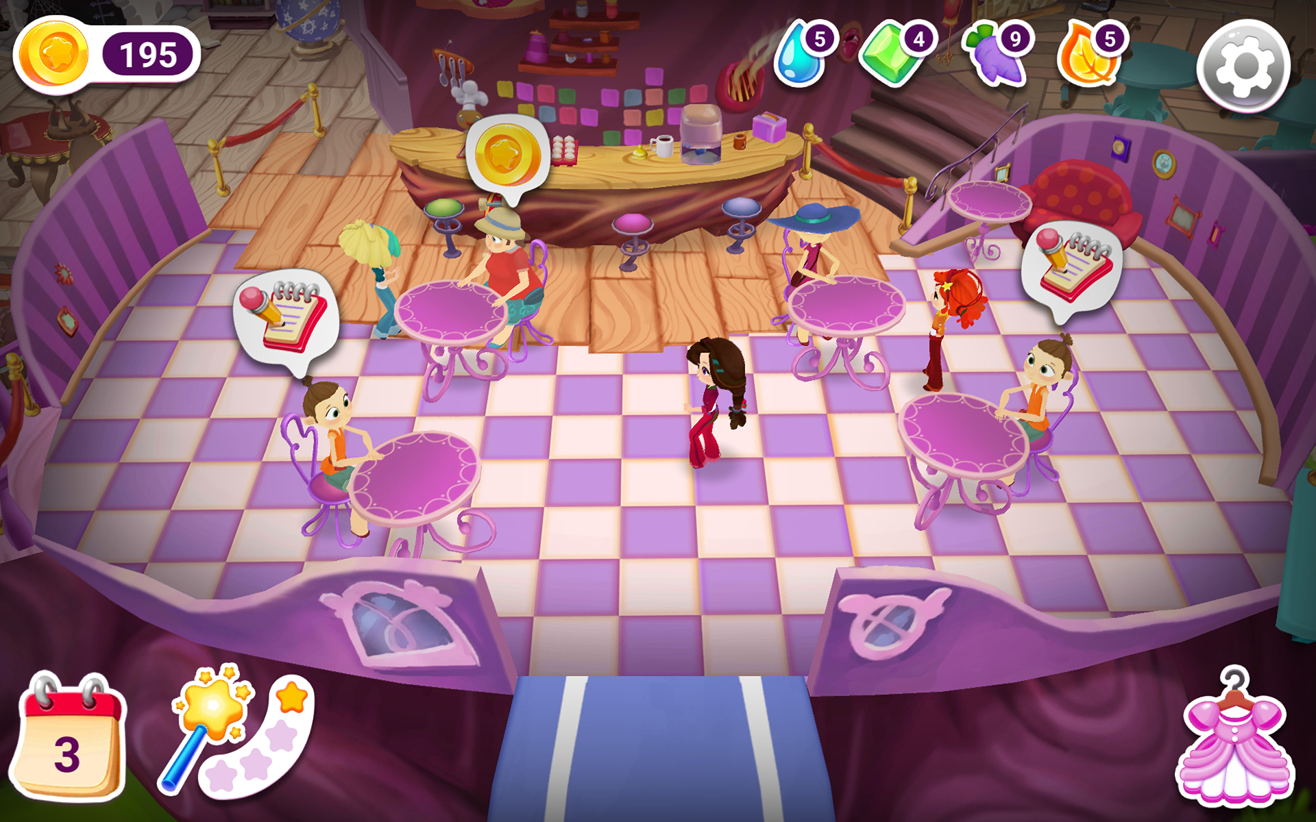Fantasy Patrol: Cafe Game Screenshot