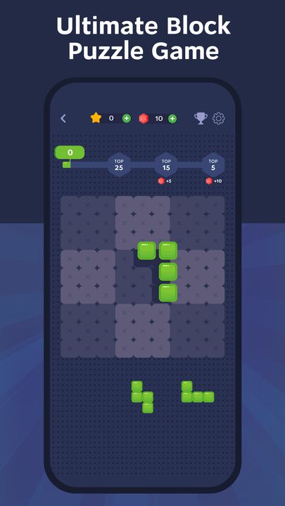 Bricks game: puzzle block Game Screenshot
