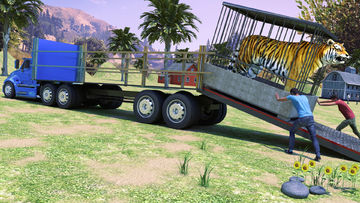 Animal Transport Truck Games Game Screenshot