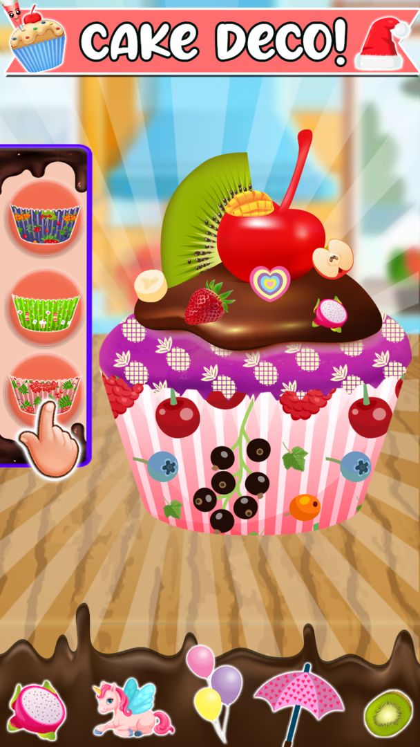 Screenshot of School Kids Christmas Cupcakes