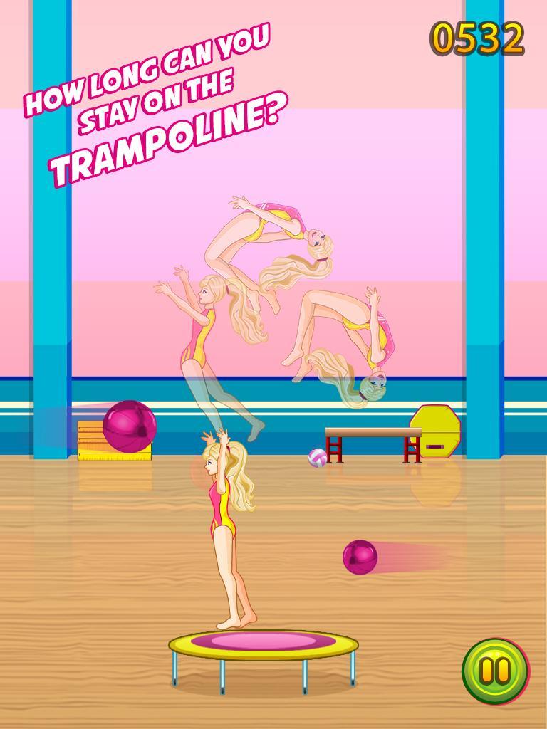 Amazing Gymnastics Trampoline Game Screenshot