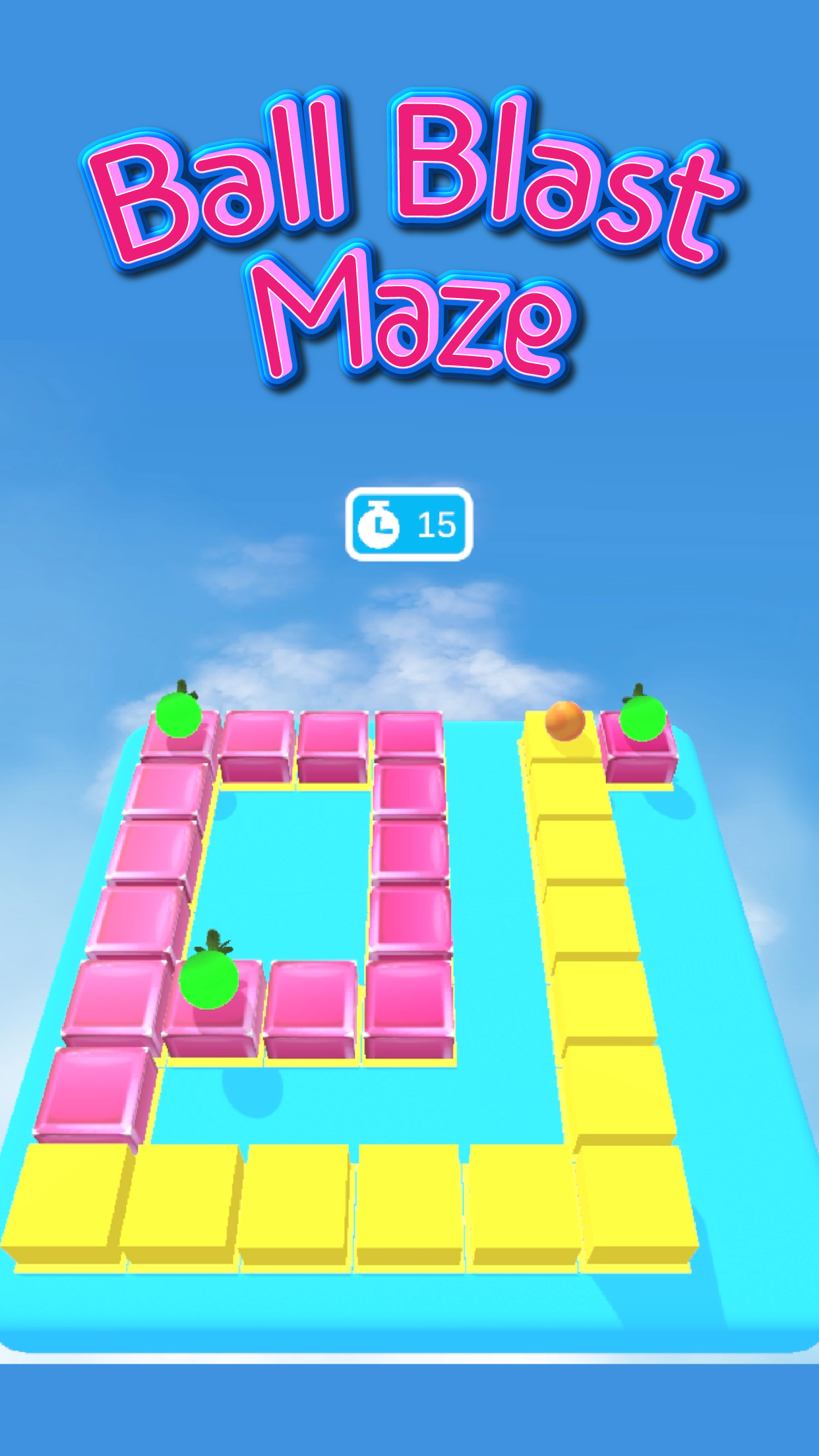 Ball Blast Maze 게임 스크린샷