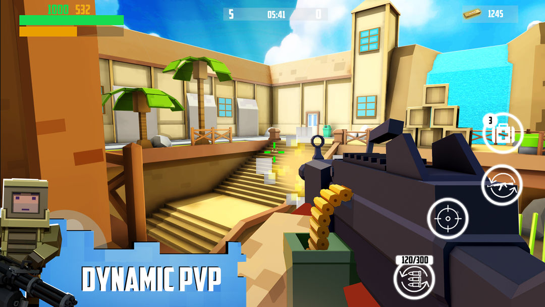 Block Gun: fps 액션 온라인 슈팅 게임 게임 스크린 샷
