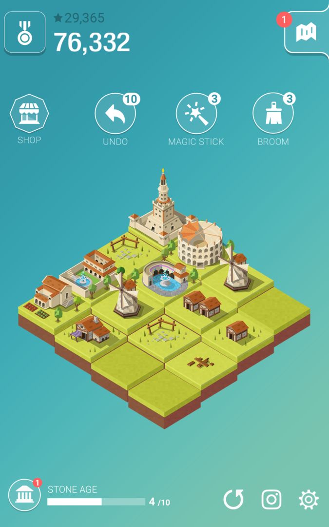 Age of 2048™: City Merge Games screenshot game