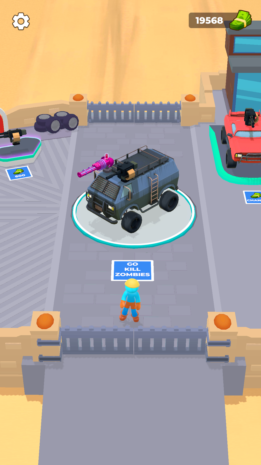 Скриншот игры Zombie Road Trip: Ride or Die