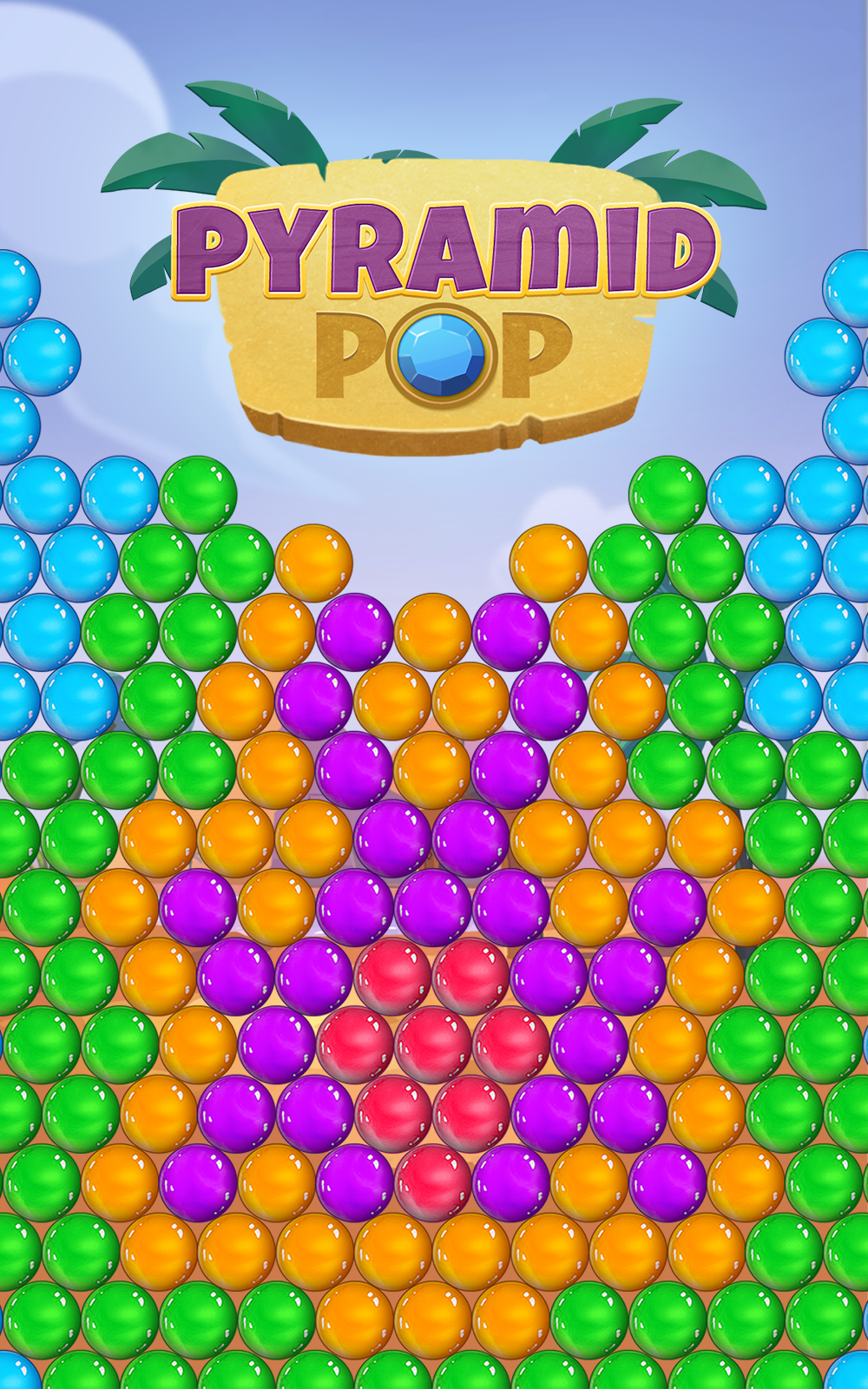 Pyramid Pop Game Screenshot