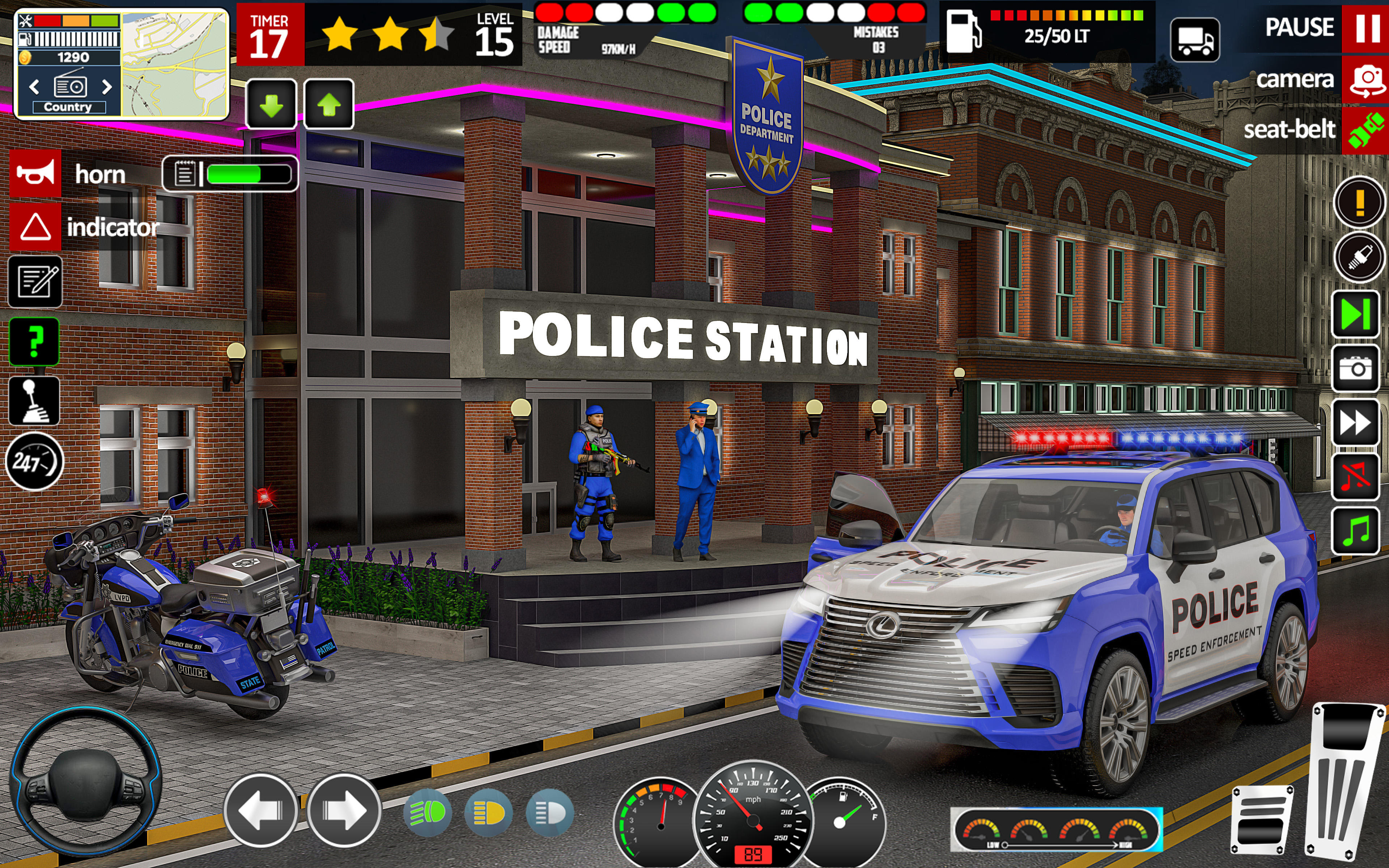 警車警察模擬器遊戲 遊戲截圖