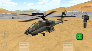 Apache 3D Sim Flight Simulator Game Screenshot