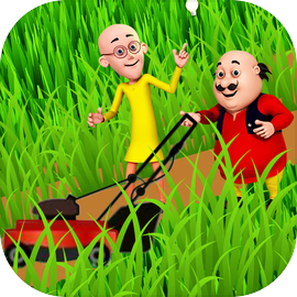 Motu Patlu Mow My Garden