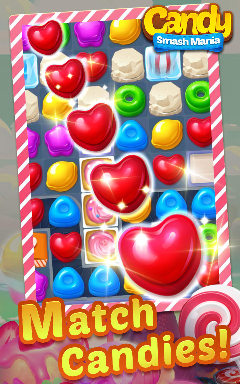 Candy Smash Mania ゲームのスクリーンショット