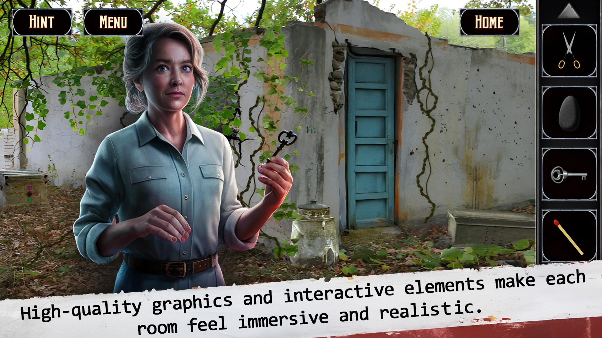 Escape Game Abandoned District ゲームのスクリーンショット