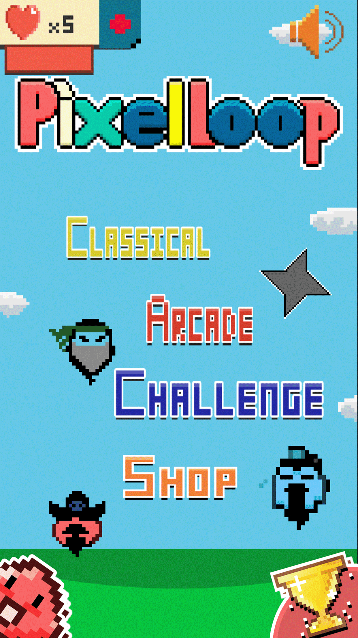 Pixel Color Loop Game Screenshot