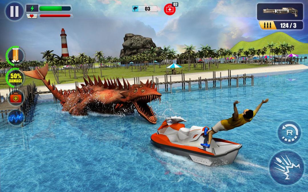 Underwater Sea Monster Hunter  ภาพหน้าจอเกม