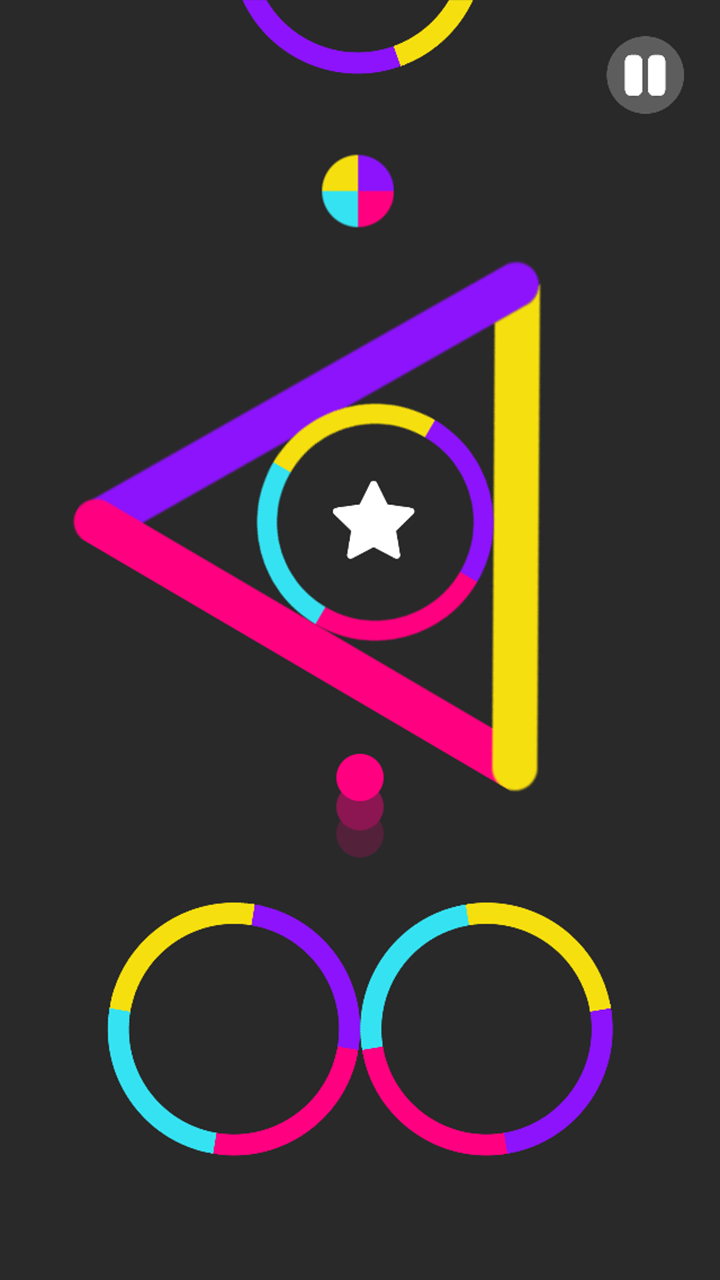 Скриншот игры Color Switch