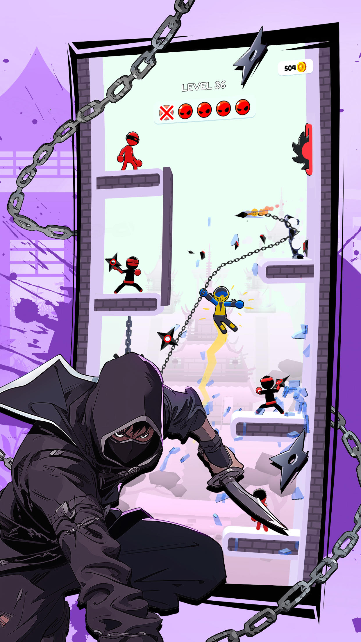 Stickman Teleport Master 3D Game Screenshot