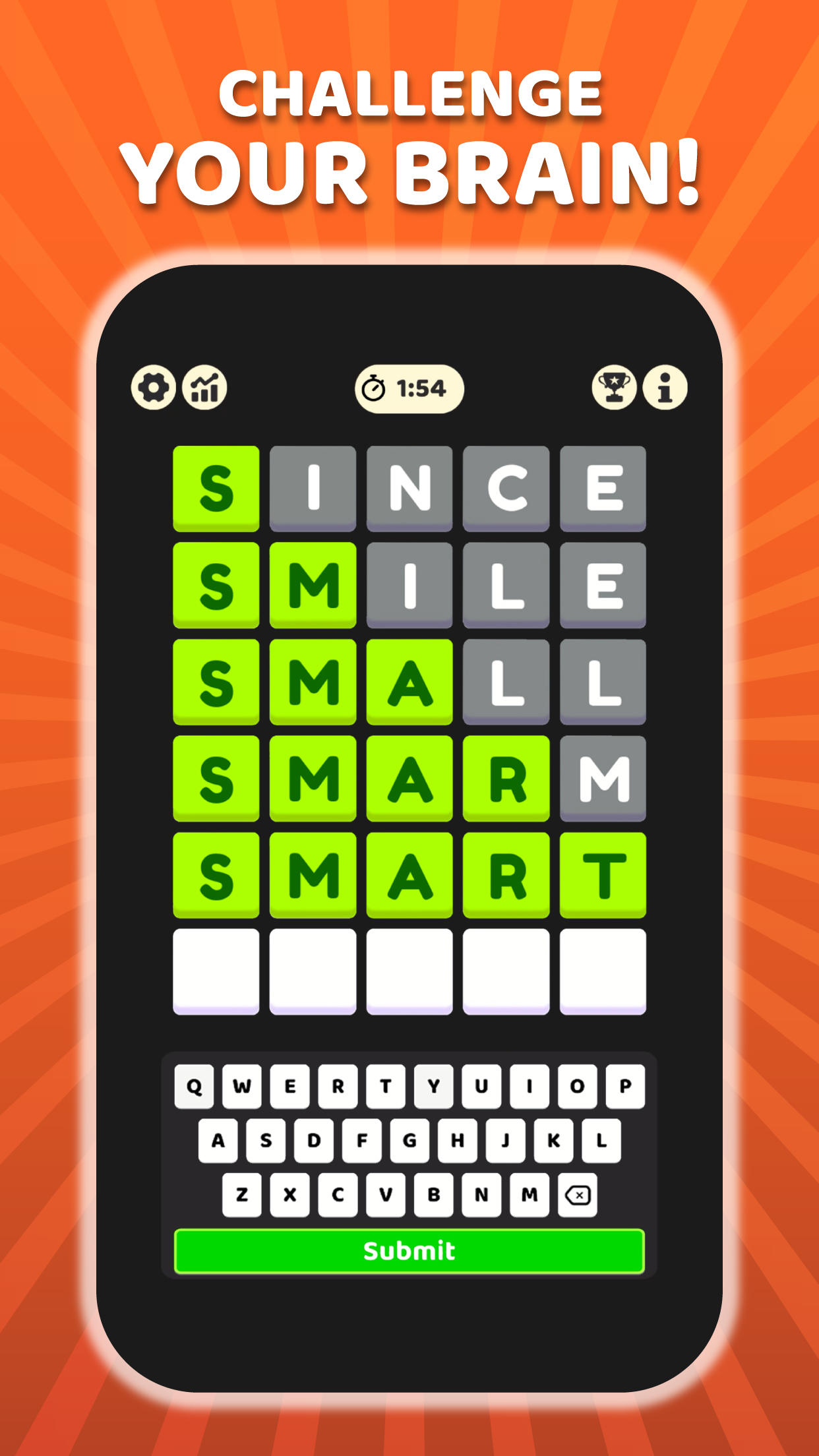 Screenshot 2 of W Challenge - Daily Word Game 1.96