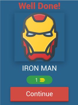 Guess the superhero name Game Screenshot