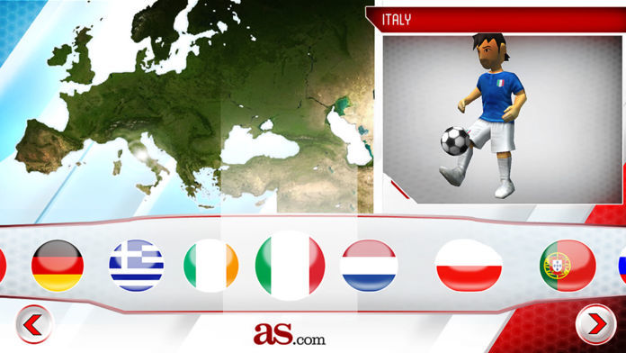 Striker Soccer Euro 2012: dominate Europe with your team 게임 스크린 샷