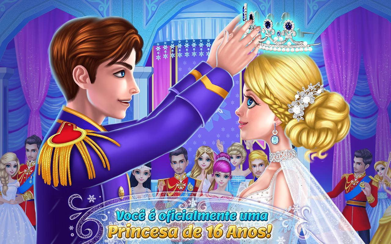 Captura de Tela do Jogo Princesa de Gelo —16 Anos