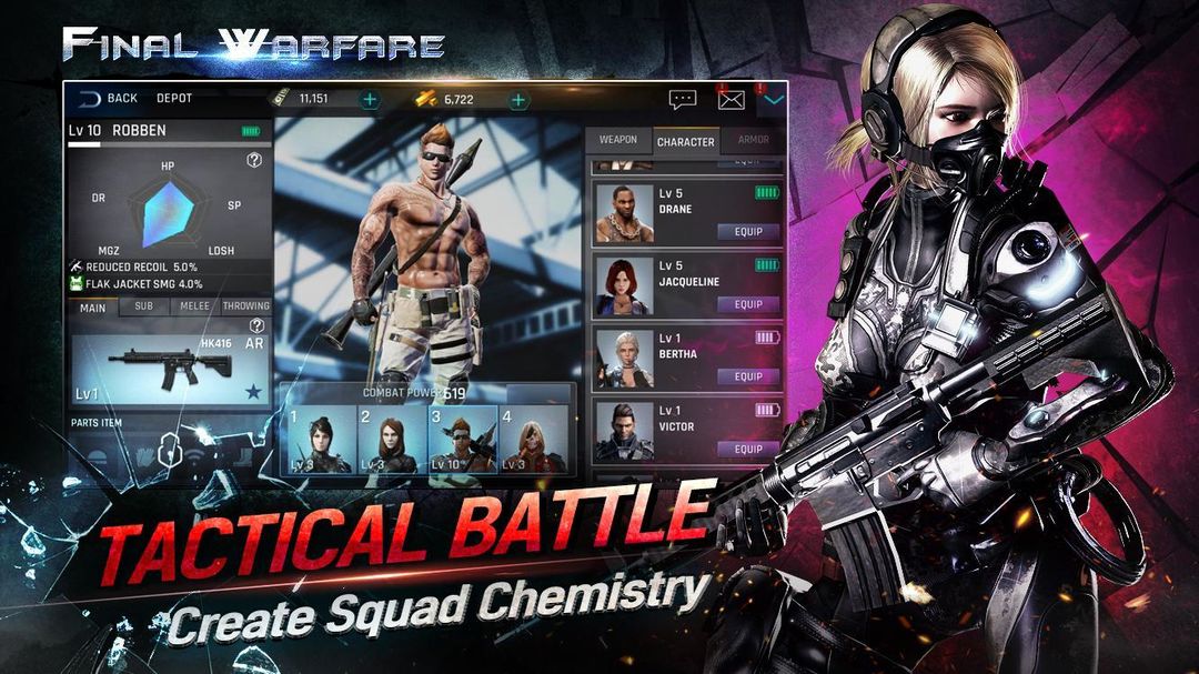 Screenshot of Final Warfare