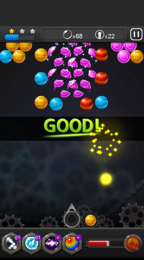 Screenshot of Bubble Shooter Mission