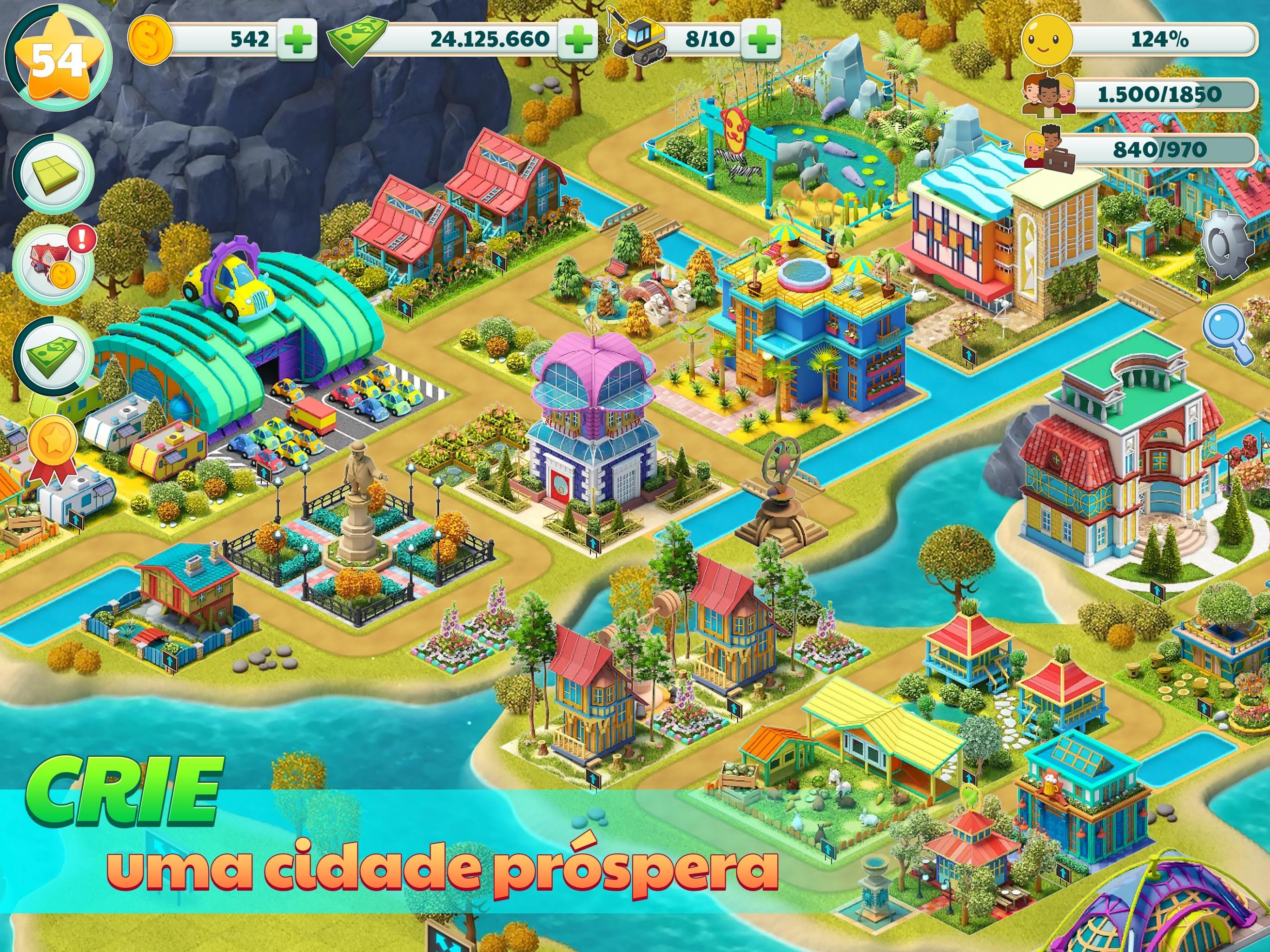 Captura de Tela do Jogo Town City - Village Building S