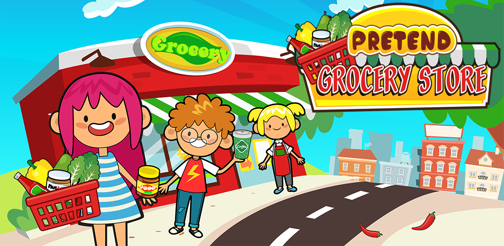 Banner of My Pretend Grocery Store Games 3.2
