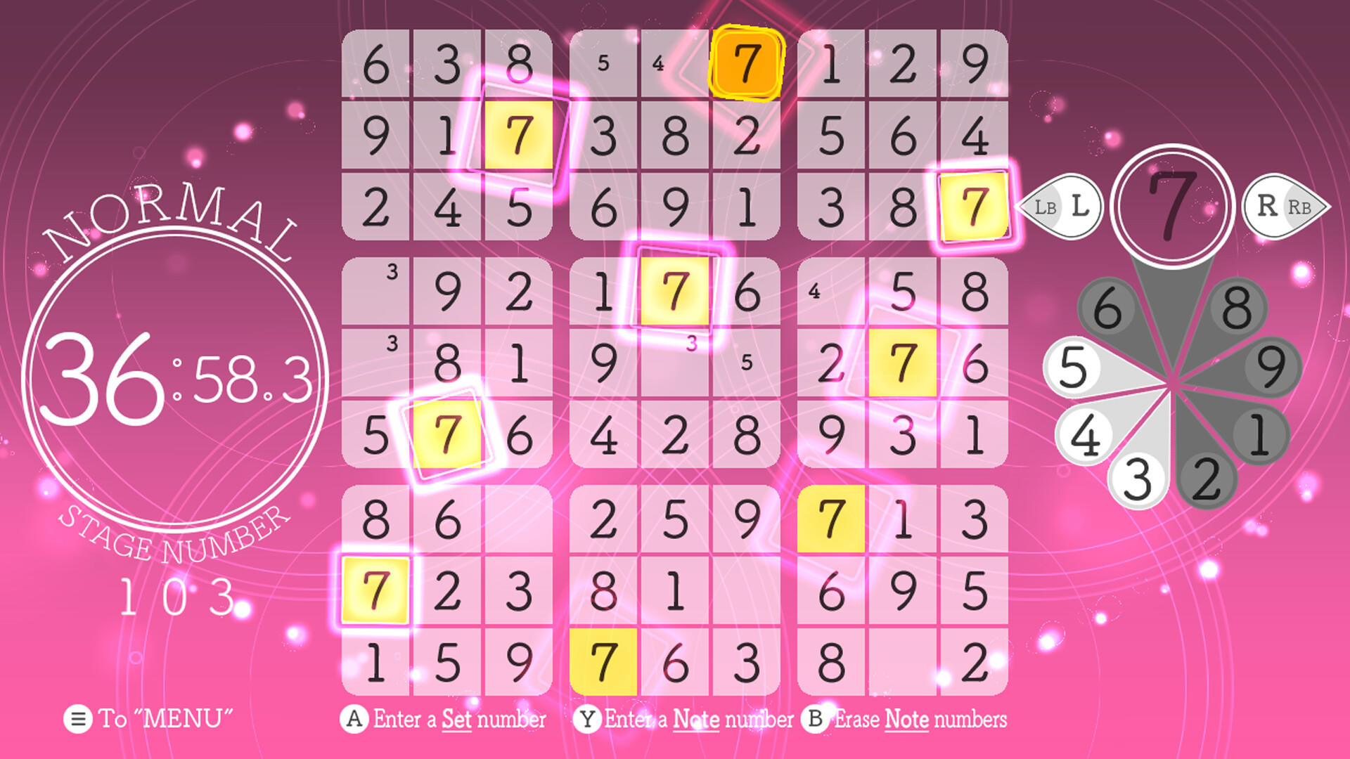 Cuplikan Layar Game Sudoku Relax