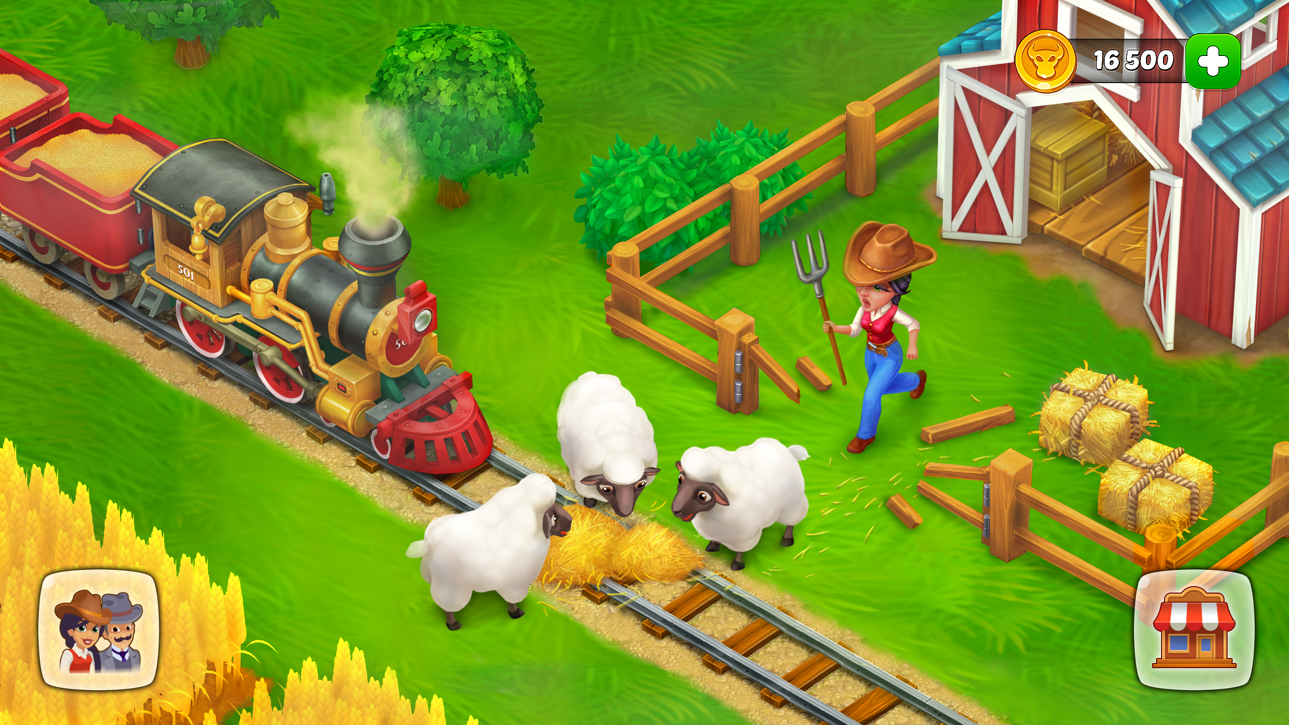 Wild West: Farm Town Simulator Game Screenshot