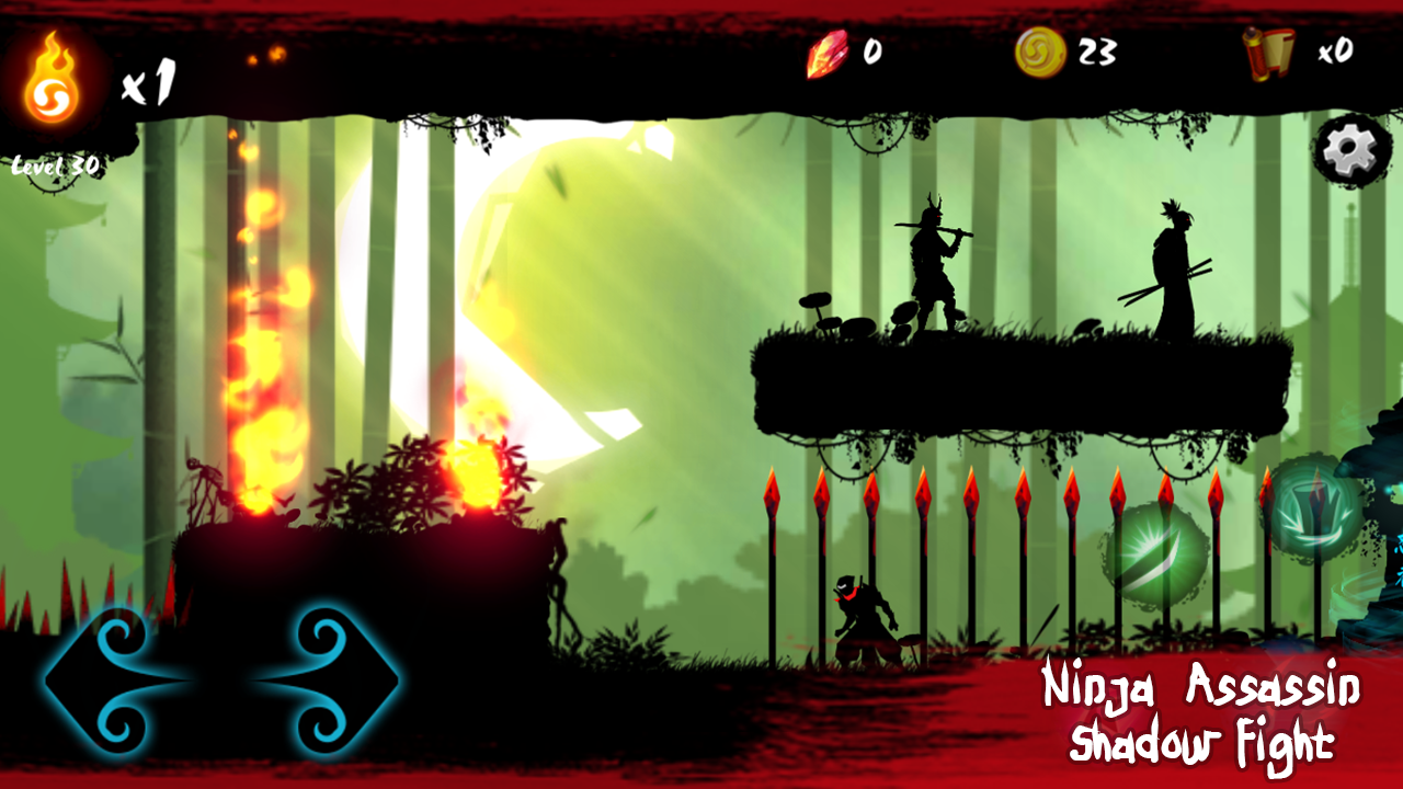 Ninja Assassin: Shadow Fight ゲームのスクリーンショット