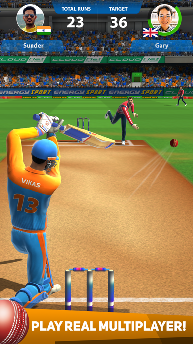 Cricket League ภาพหน้าจอเกม