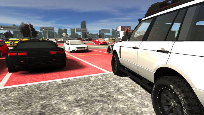 3D In Car Shopping Mall Parking PRO - Full Version Game Screenshot