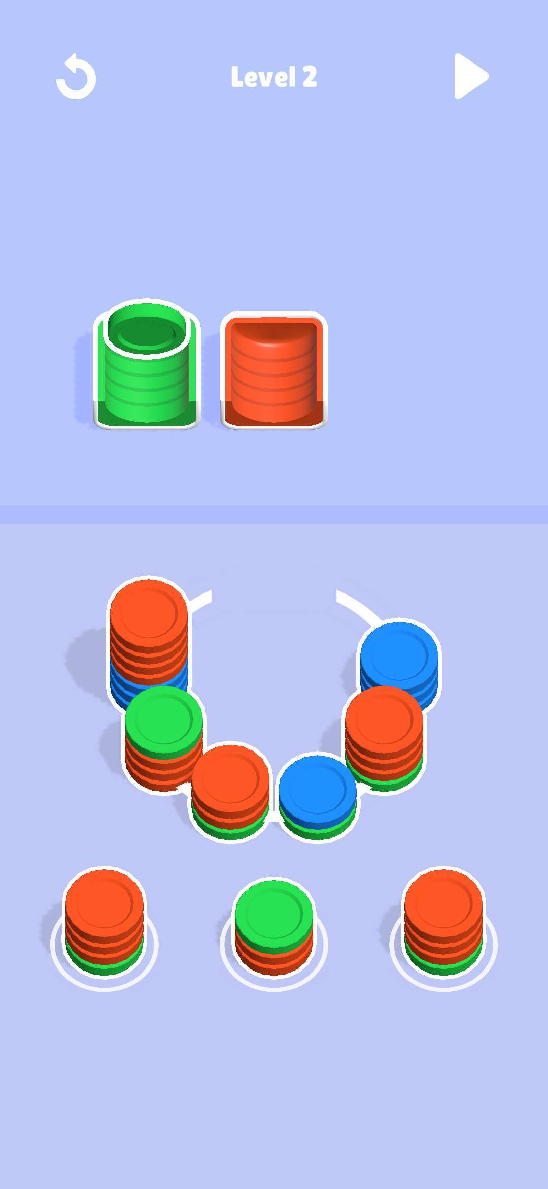 Sort the Coins Game Screenshot