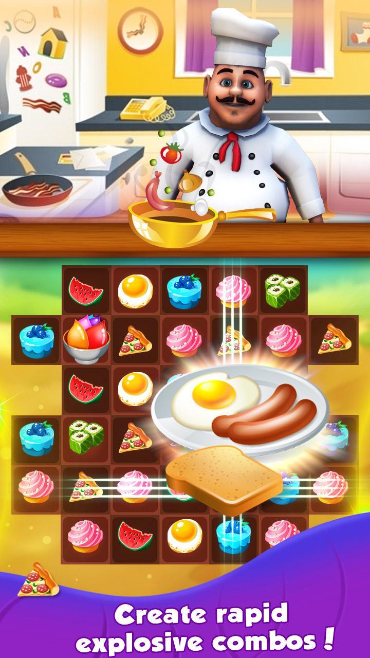 Скриншот игры Chef Story: Free Match 3 Games