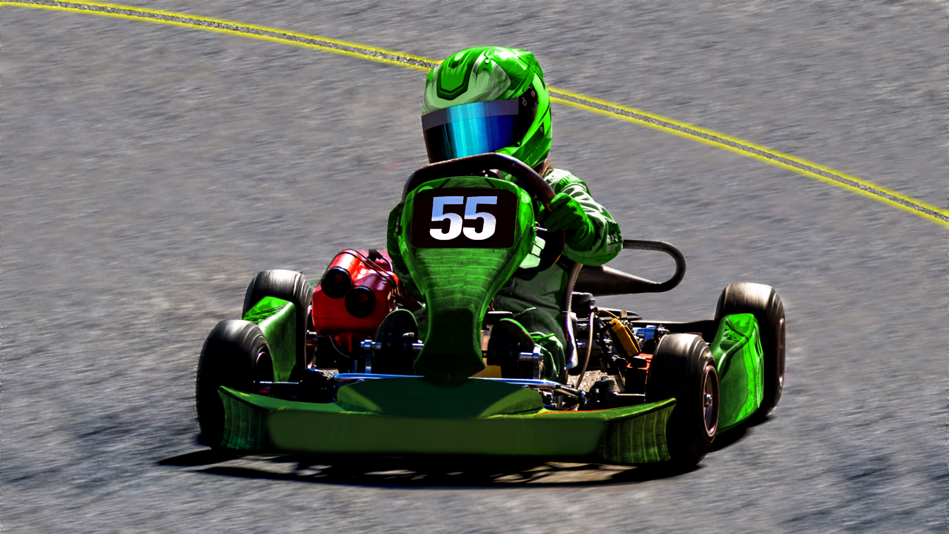 Go kart racing games Real Race Game Screenshot
