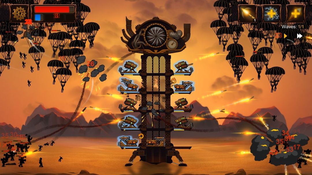 Screenshot of Steampunk Tower 2 Defense Game