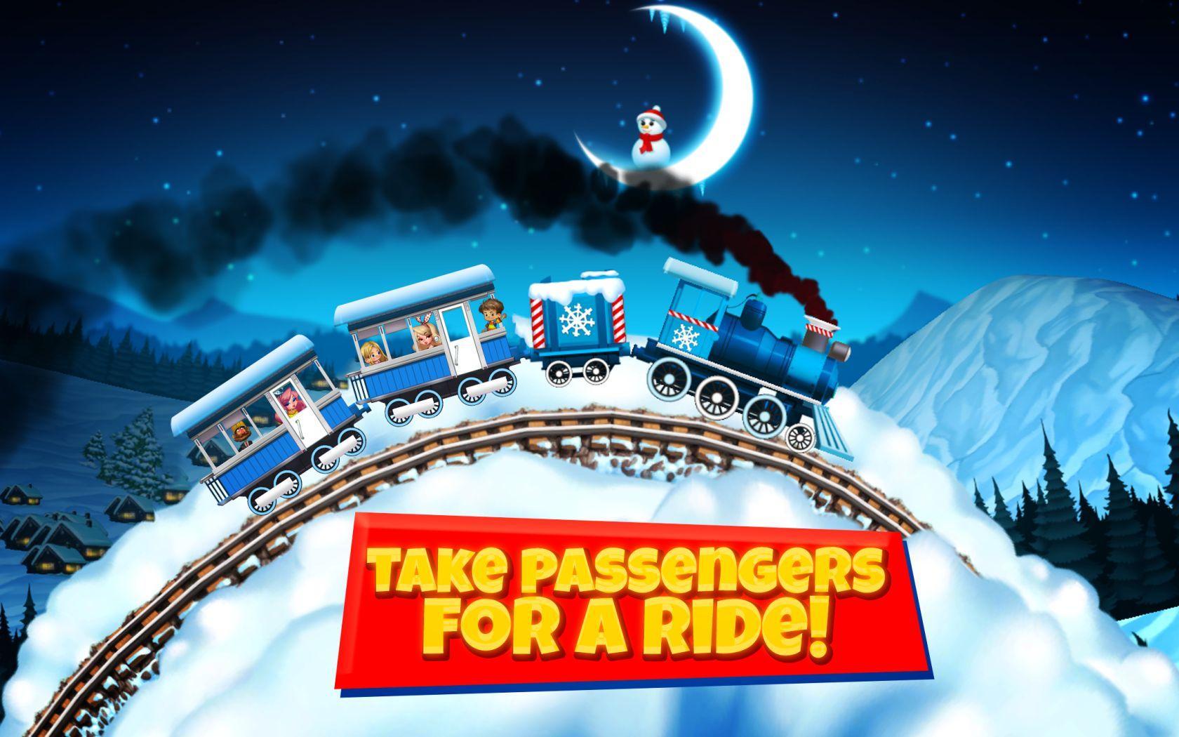 Fun Kids Train 4: Christmas Santa Train Simulator Game Screenshot