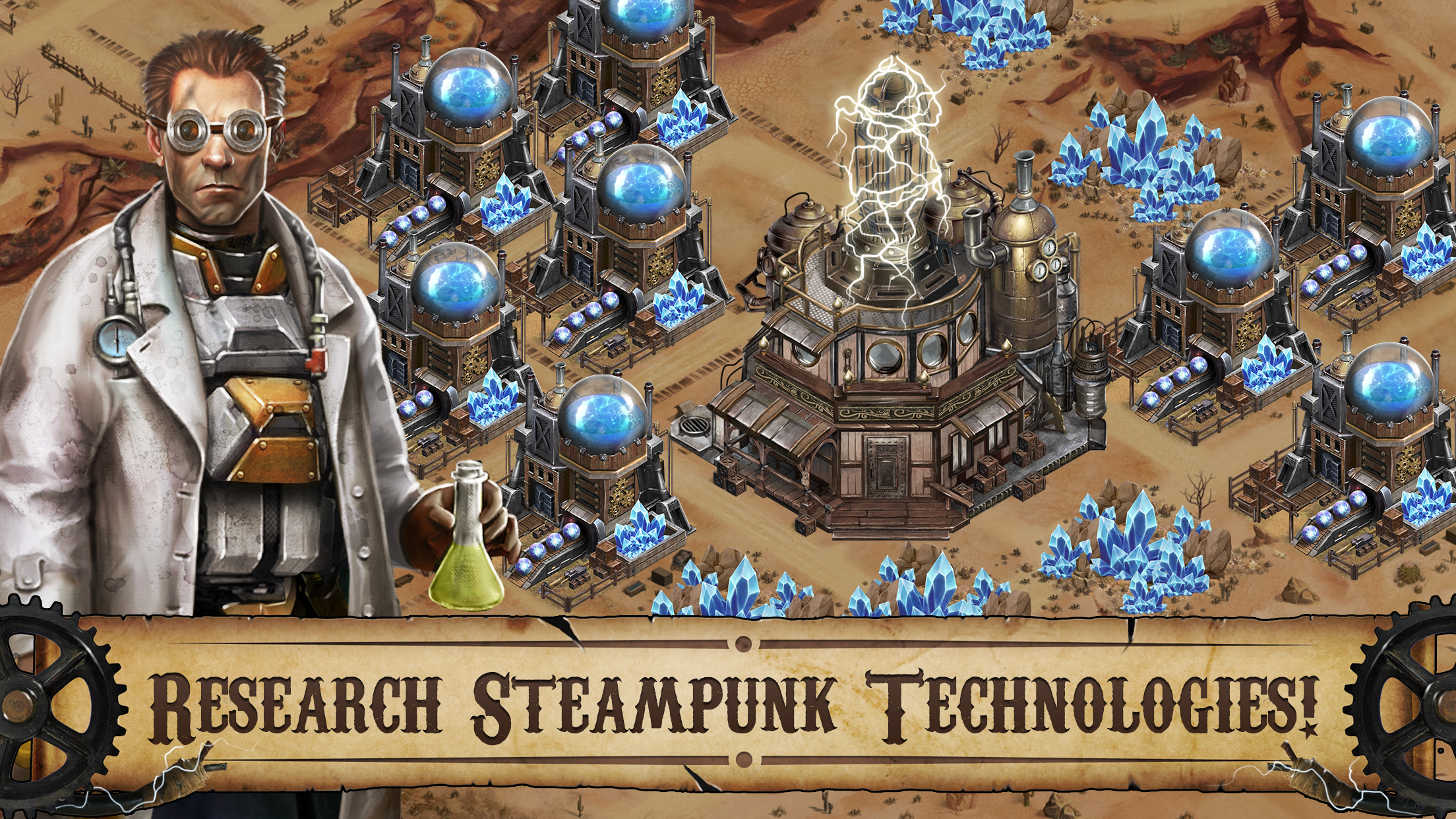 Screenshot of Wild West: Steampunk Alliances