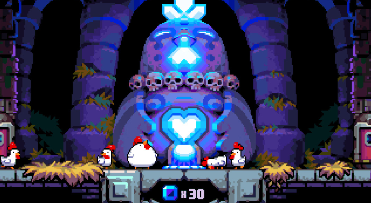 Bomb Chicken ภาพหน้าจอเกม