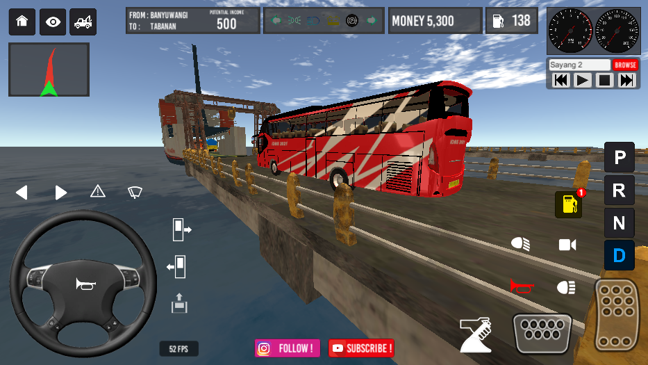 IDBS Bus Simulator Game Screenshot