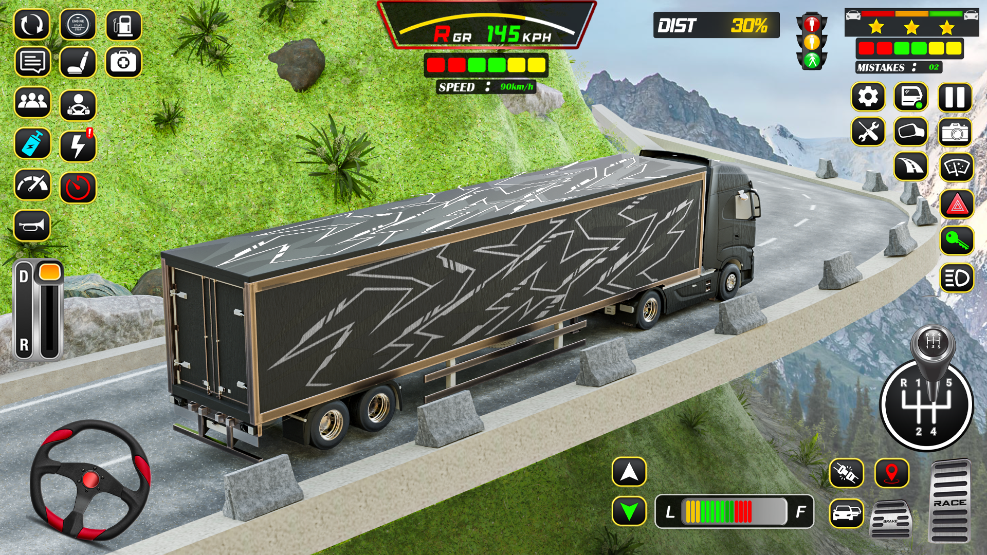 Offroad Euro Truck Games 3D ภาพหน้าจอเกม