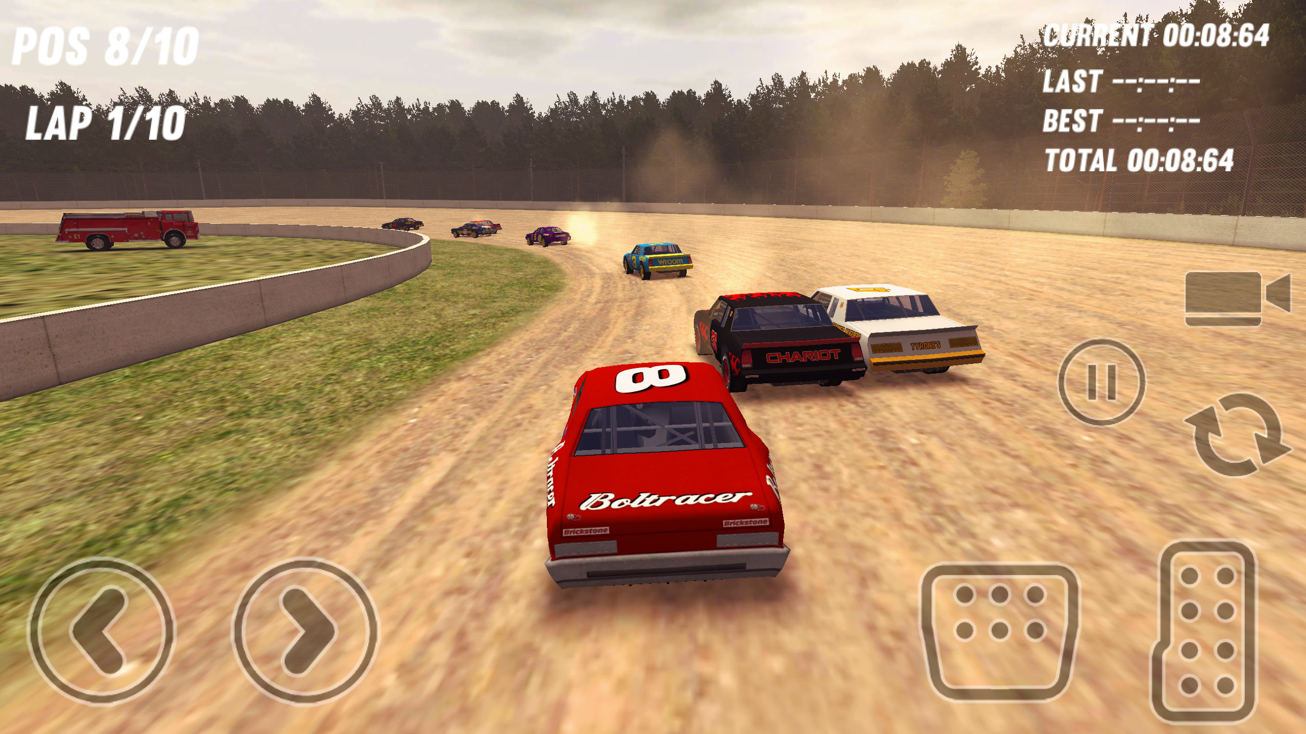 Dirt Track Stock Cars Game Screenshot