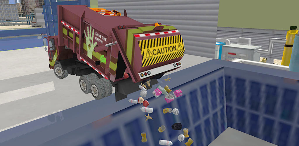 Banner of Garbage Truck at Recycling SIM 1.9