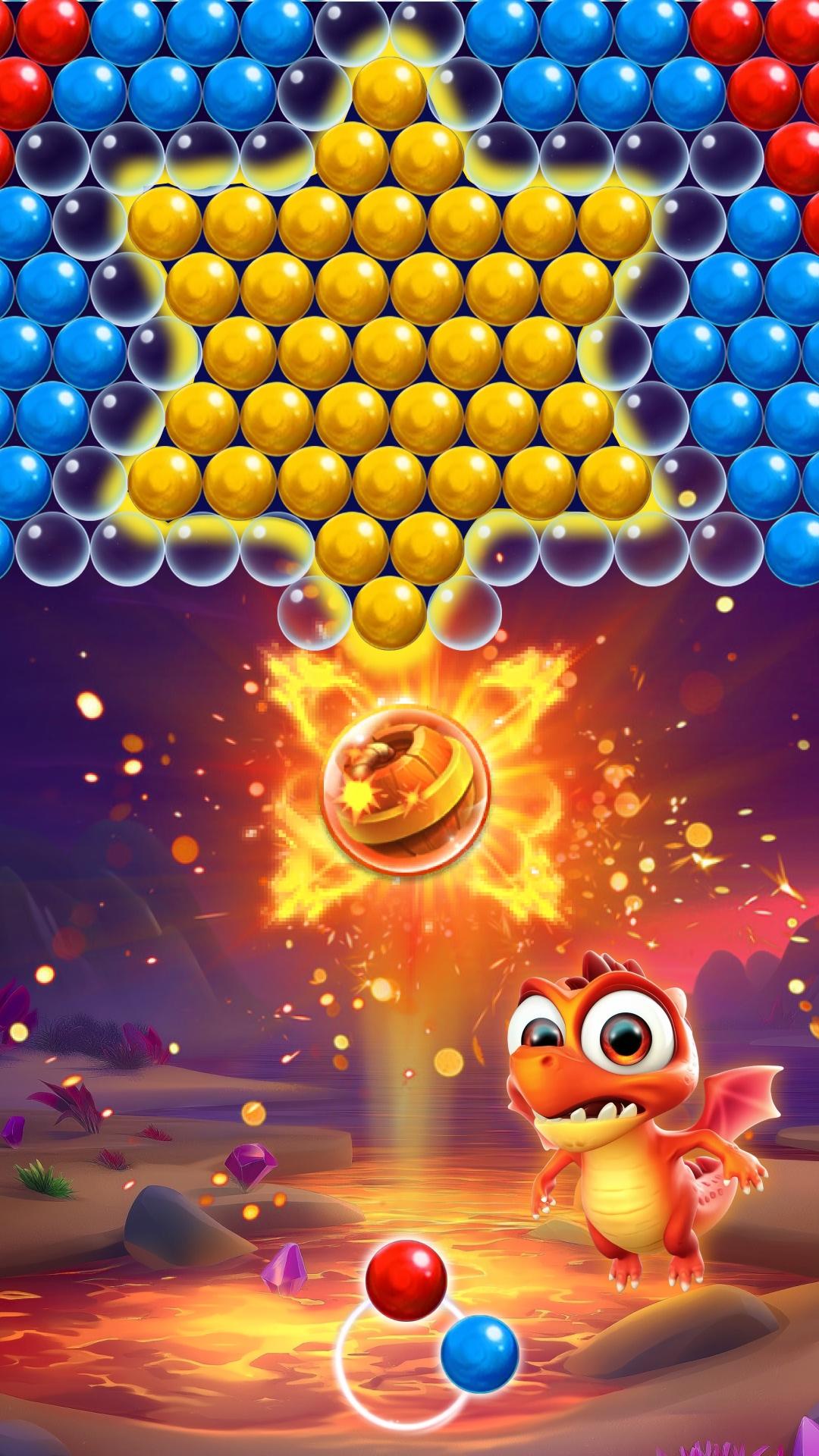 Bubble Shooter Collect Jewels Game Screenshot