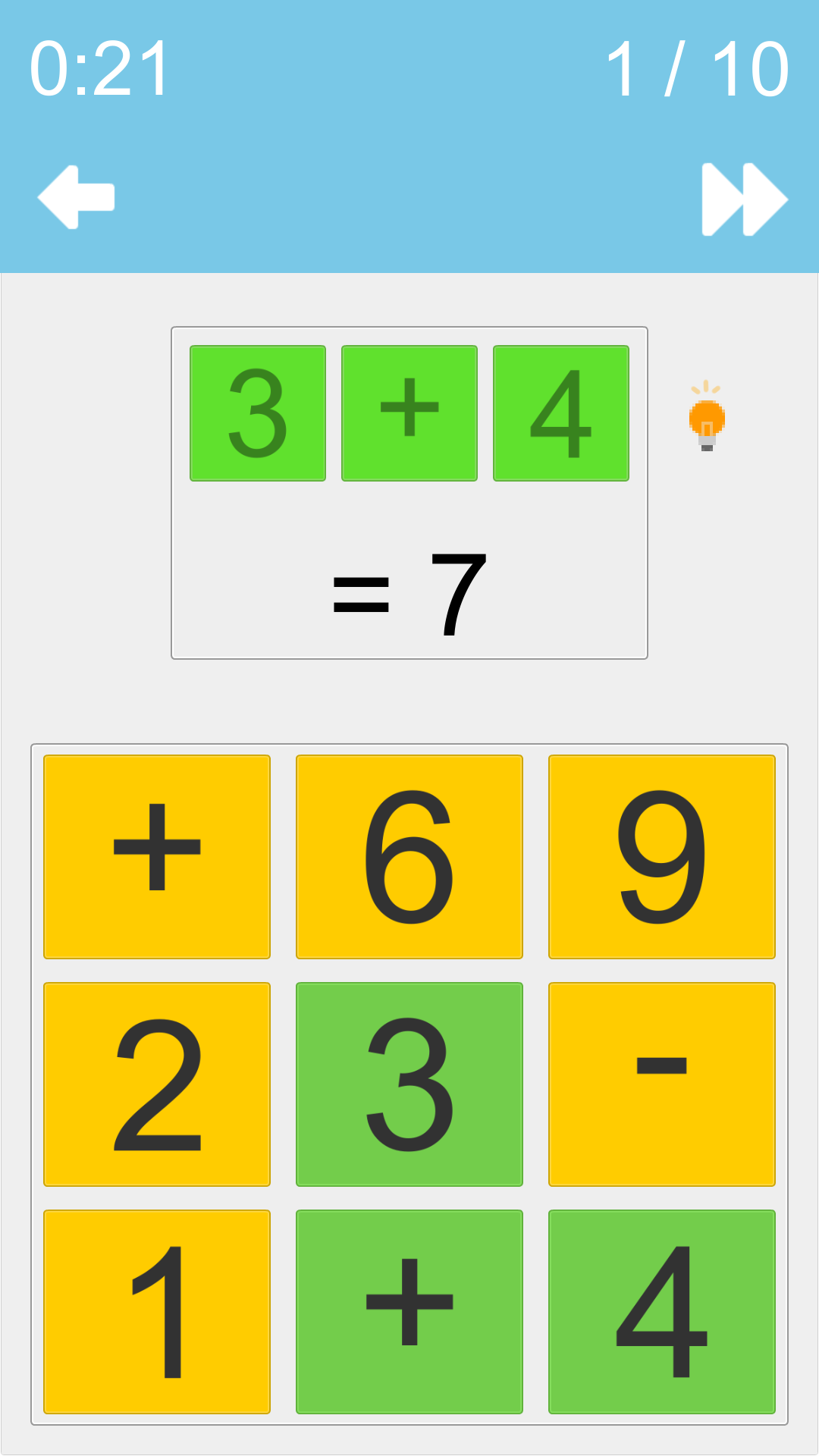 Cuplikan Layar Game Arithmetic Explore