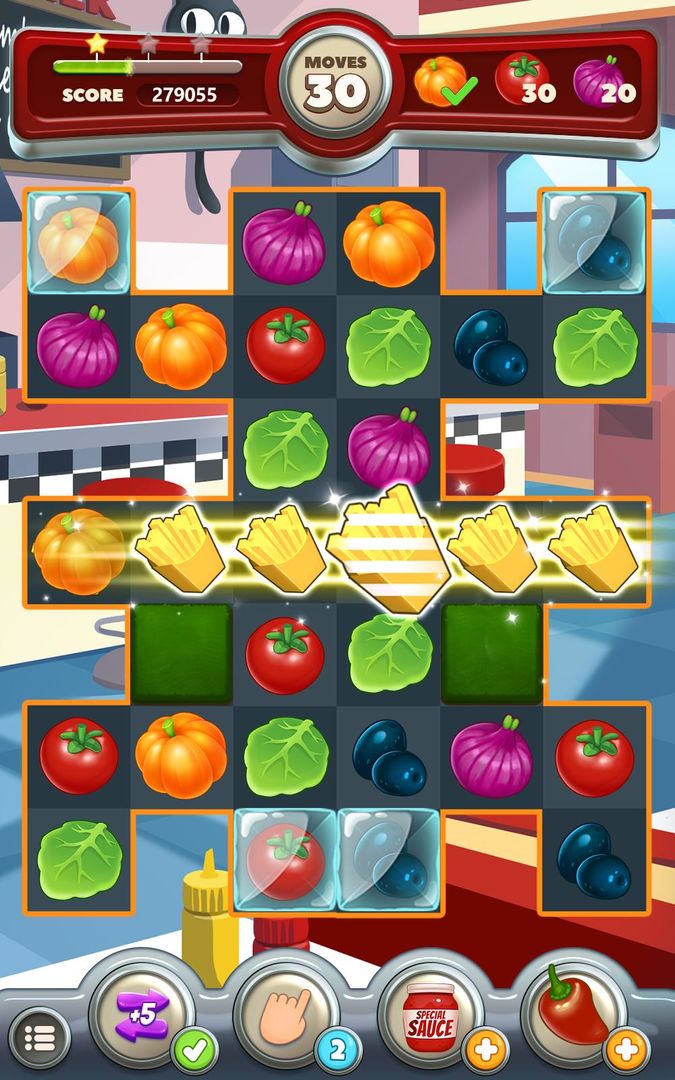 Diner Match 3 screenshot game