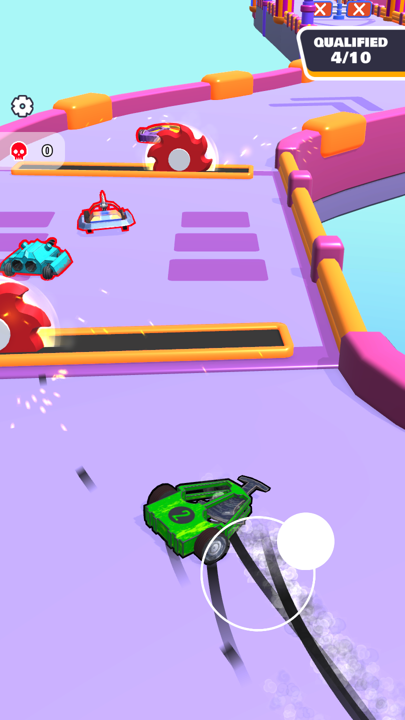 Robo Race Wars Game Screenshot