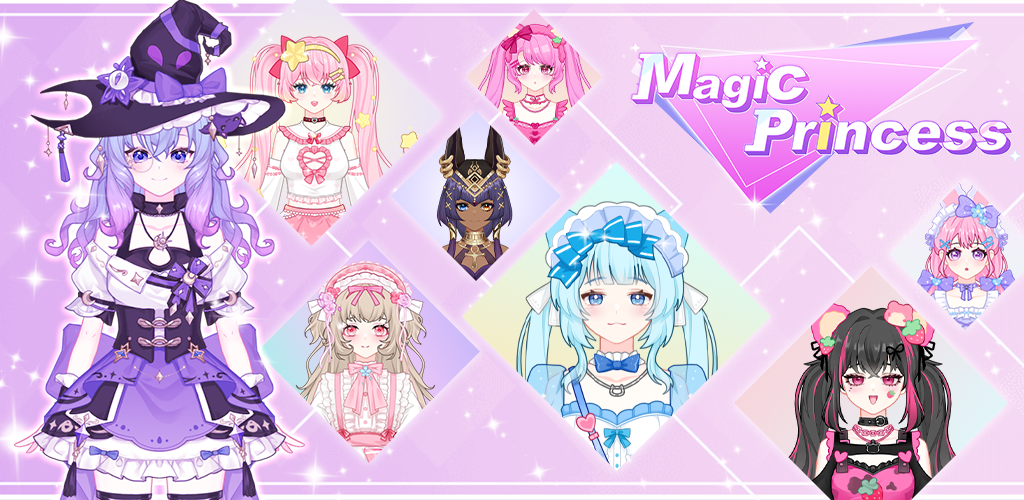 Banner of Magic Princess: Dress Up Games 