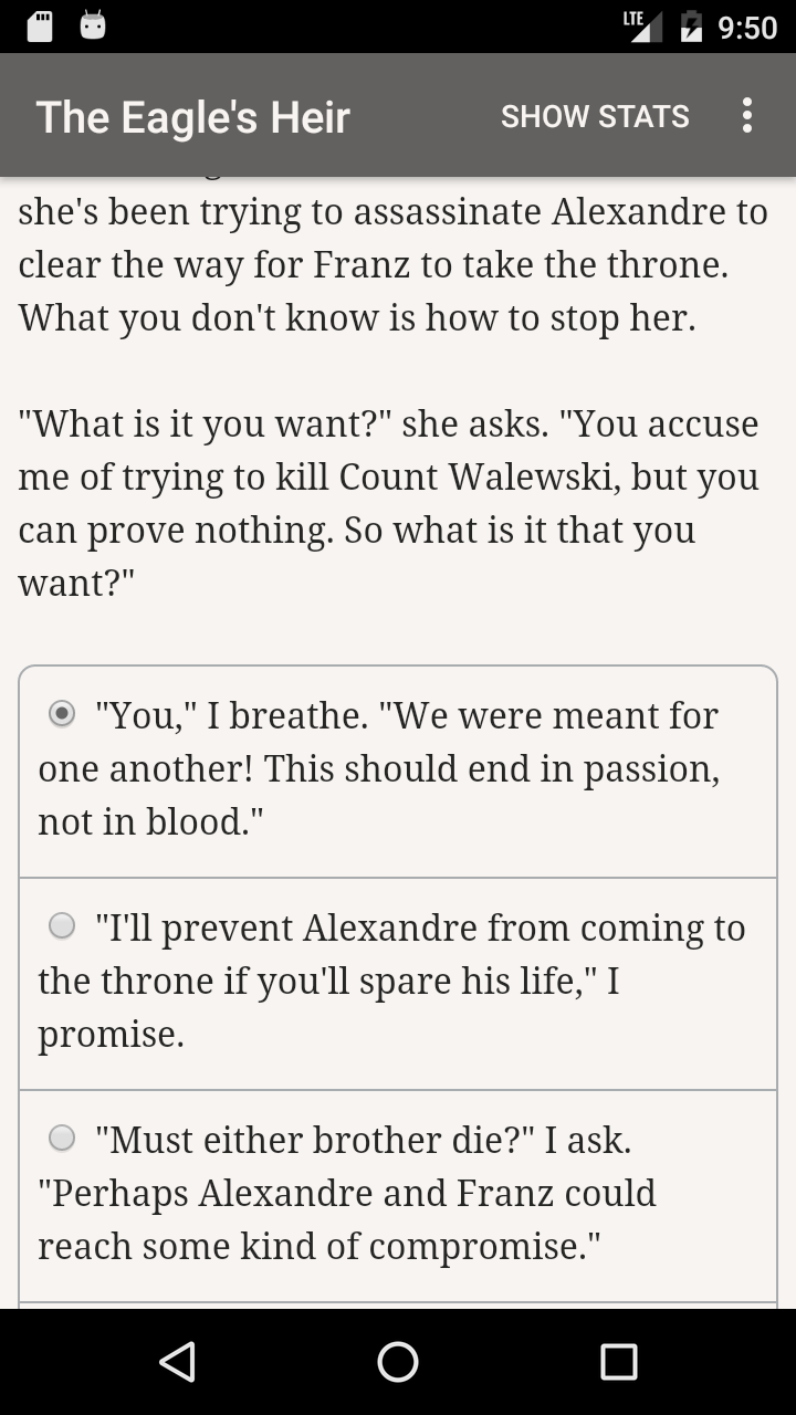 Cuplikan Layar Game The Eagle's Heir